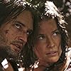 Josh Holloway and Evangeline Lilly in Lost (2004)