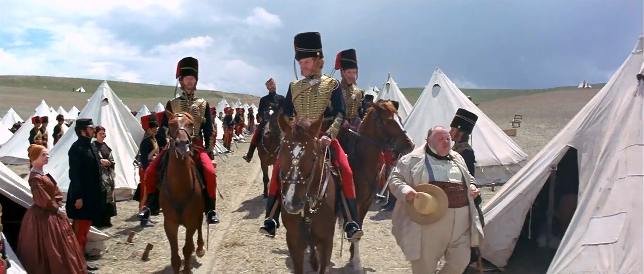 Trevor Howard, Ben Aris, Jill Bennett, Peter Bowles, Willoughby Goddard, and Corin Redgrave in The Charge of the Light Brigade (1968)