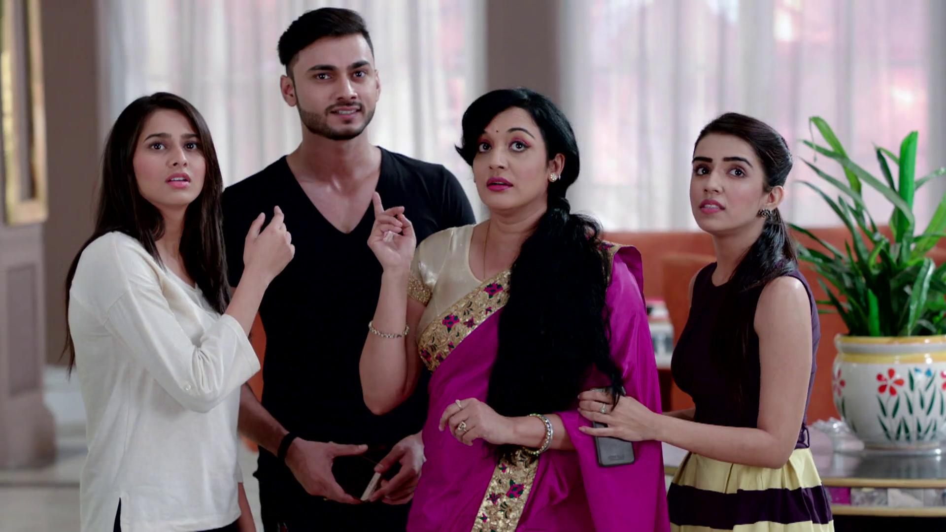 Rutpanna Aishwarya, Swati Anand, Shireen Sewani, and Aryan Pandit in Naagin (2015)