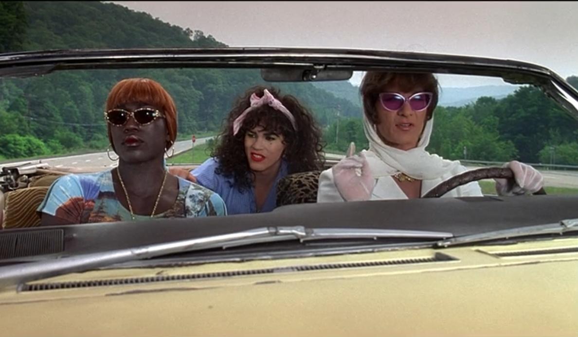 John Leguizamo, Wesley Snipes, and Patrick Swayze in To Wong Foo, Thanks for Everything! Julie Newmar (1995)