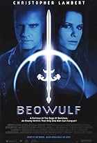 Christopher Lambert and Rhona Mitra in Beowulf (1999)