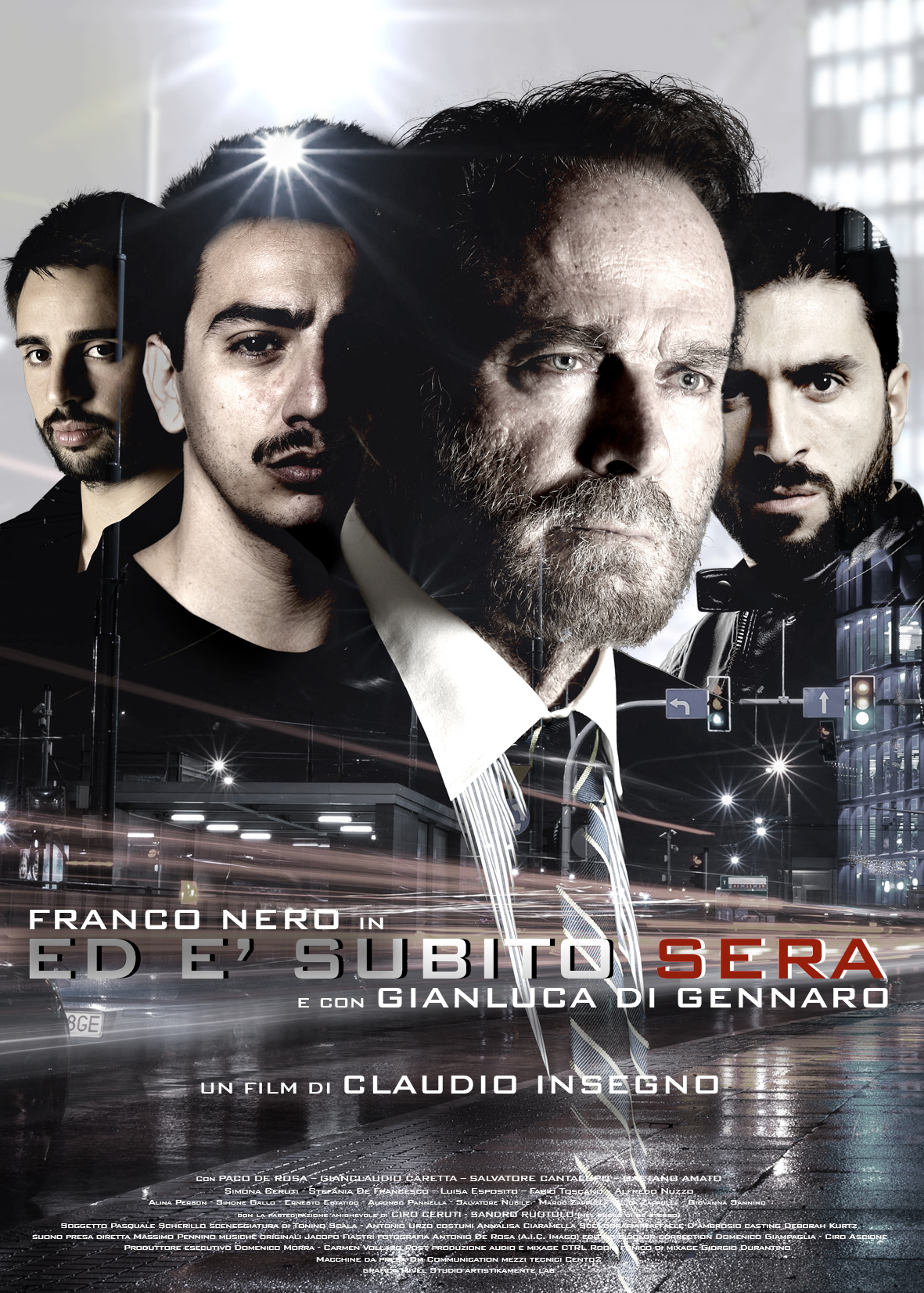 Franco Nero, Gianluca Di Gennaro, Gianclaudio Caretta, and Paco De Rosa in Ed è subito sera (2019)