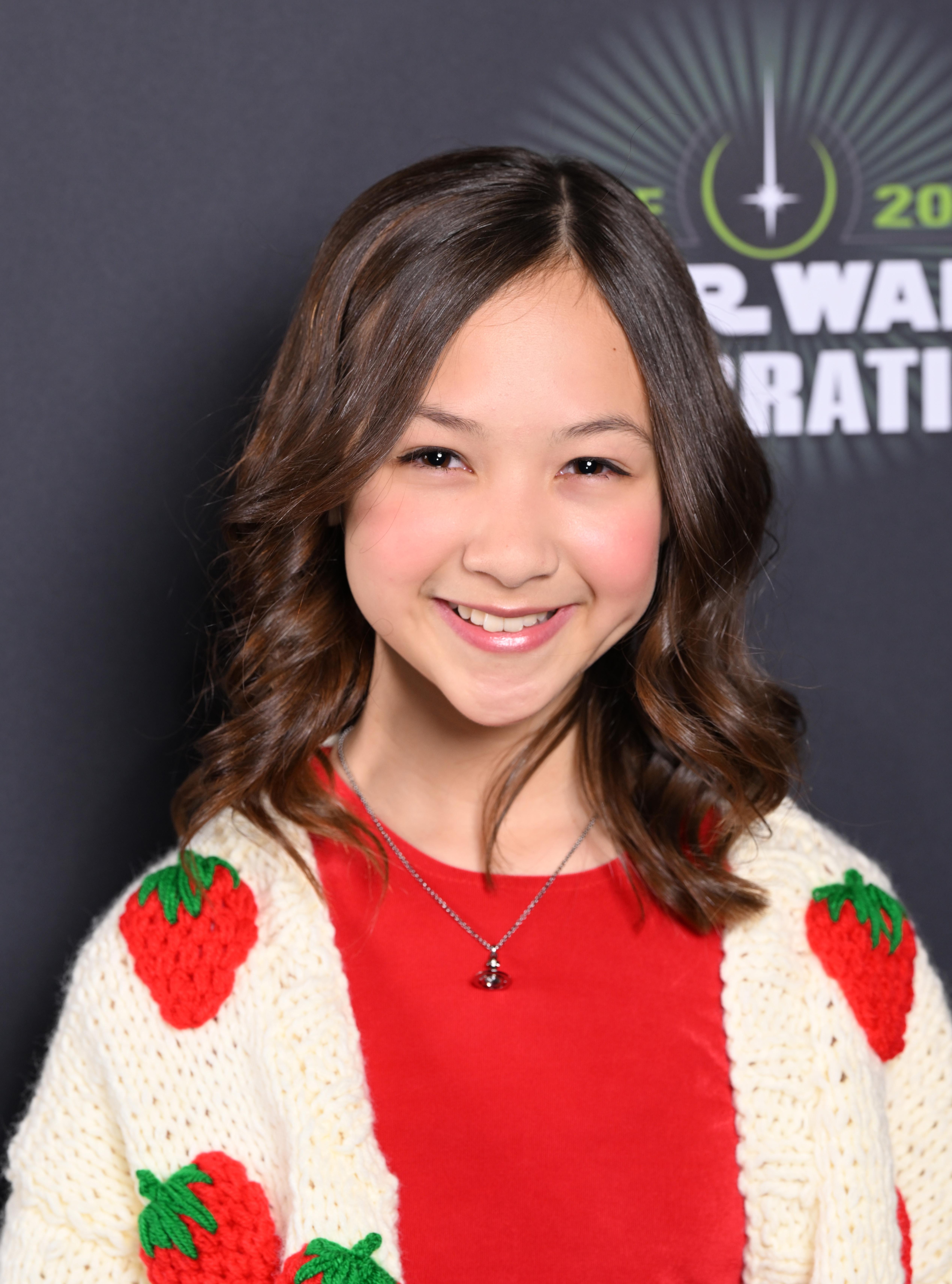 Kyriana Kratter at an event for Star Wars: Skeleton Crew (2024)