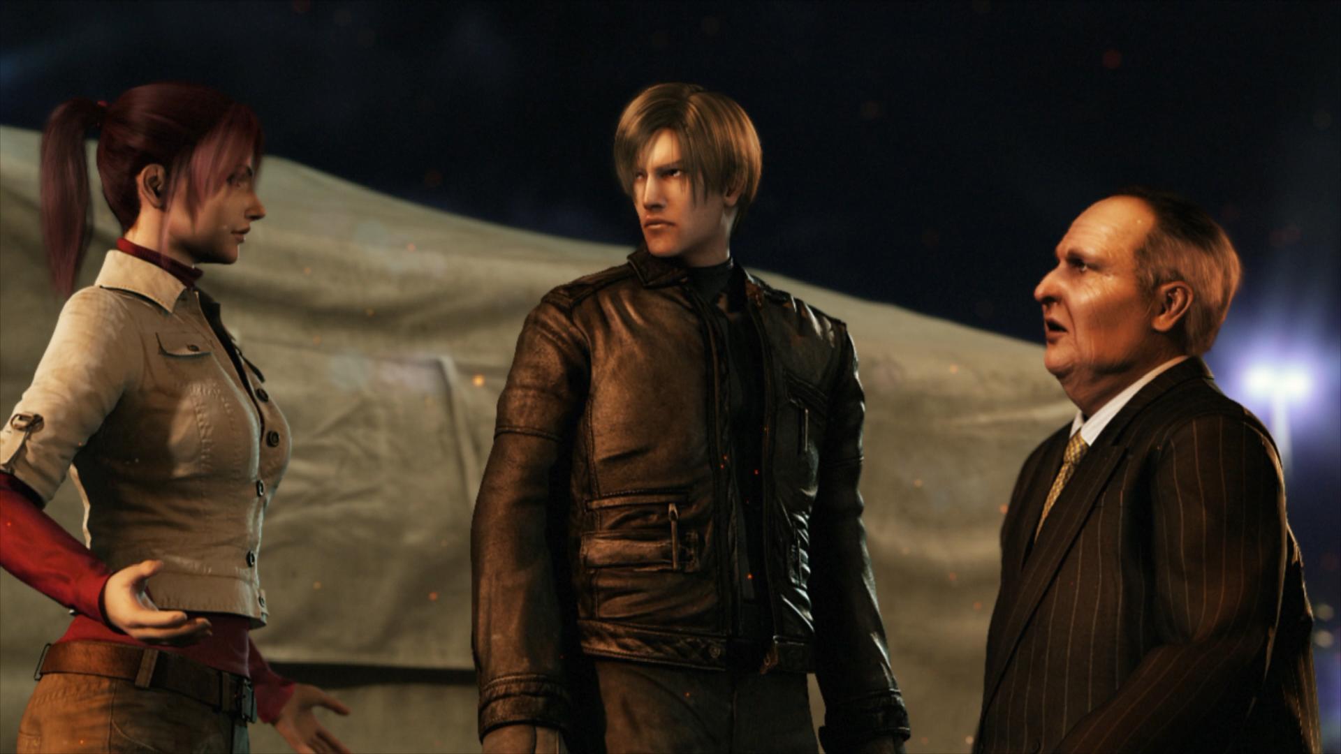 Alyson Court, Paul Mercier, and Michael Sorich in Resident Evil: Degeneration (2008)