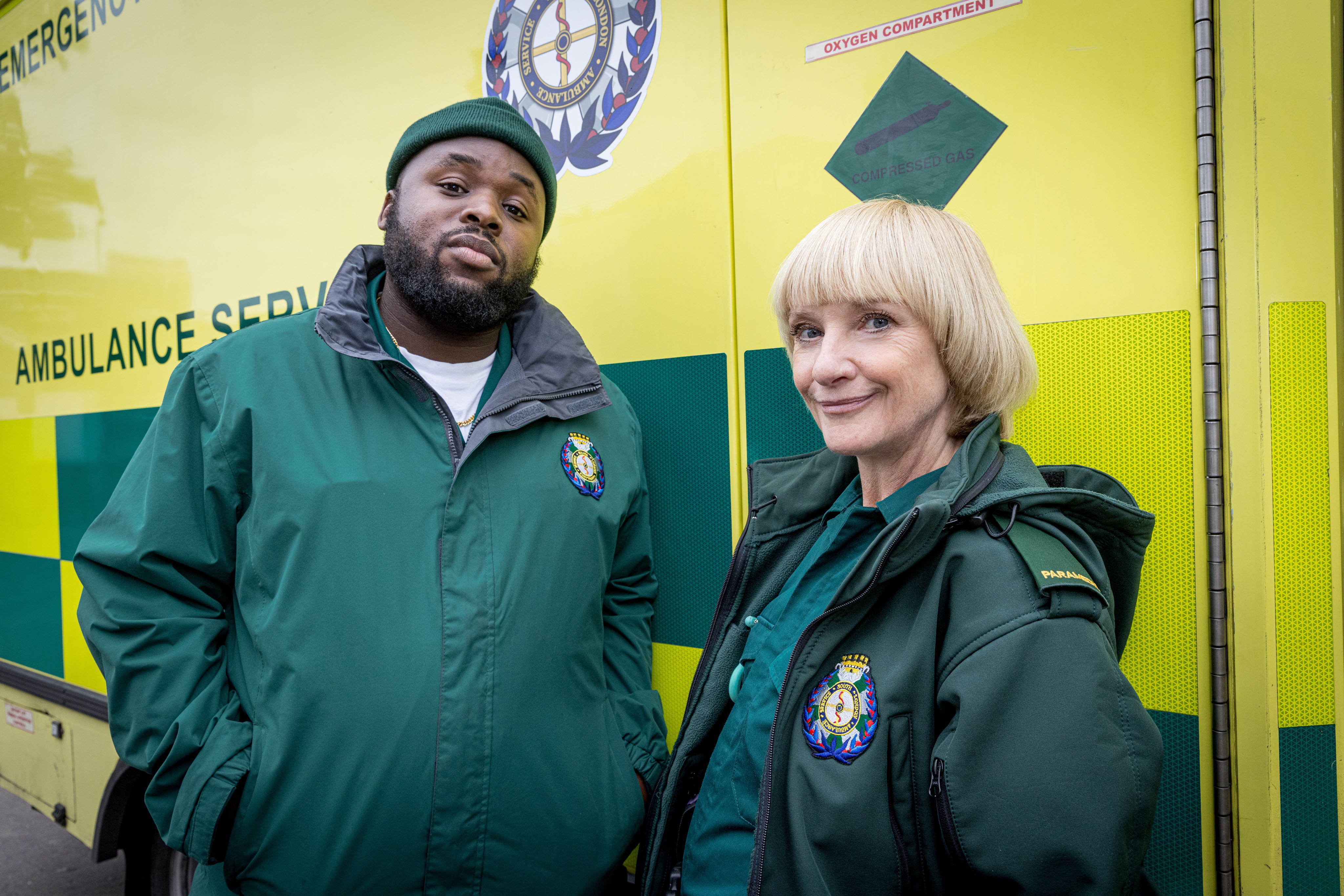 Jane Horrocks and Samson Kayo in Bloods (2021)