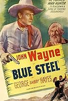 John Wayne and George 'Gabby' Hayes in Blue Steel (1934)