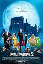 Steve Buscemi, Adam Sandler, David Spade, Kevin James, Jonny Solomon, Keegan-Michael Key, Selena Gomez, Andy Samberg, Sadie Sandler, and Asher Blinkoff in Hotel Transylvania 2 (2015)