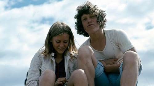 Ann-Sofie Kylin and Rolf Sohlman in De hemligas ö (1972)