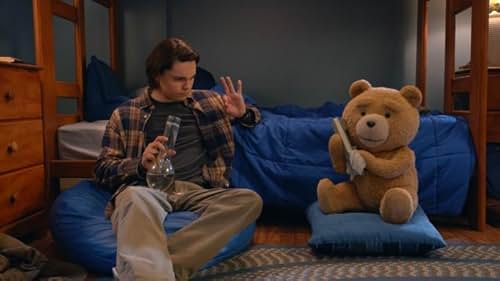 Seth MacFarlane and Max Burkholder in Ted (2024)