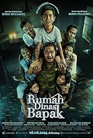 Sadana Agung Sulistya, Fajar Nugra, Elang El Gibran, Octavianus Fransiskus, Yasamin Jasem, Rukman Rosadi, Putri Ayudya, and Dodit Mulyanto in Rumah Dinas Bapak (2024)