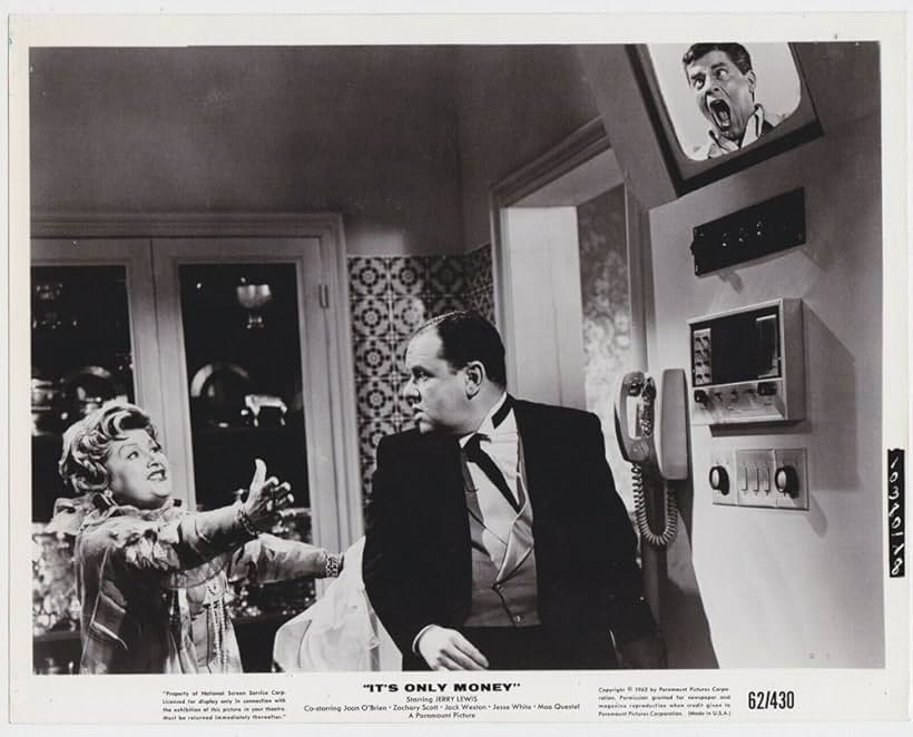 Jerry Lewis, Mae Questel, and Jack Weston in It's Only Money (1962)