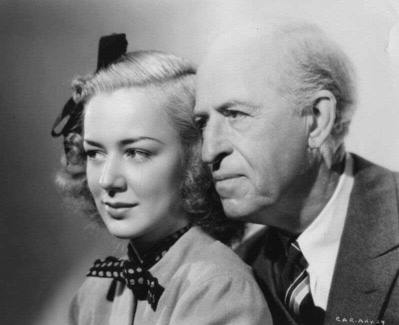 Edward Ellis and Anne Shirley in Career (1939)