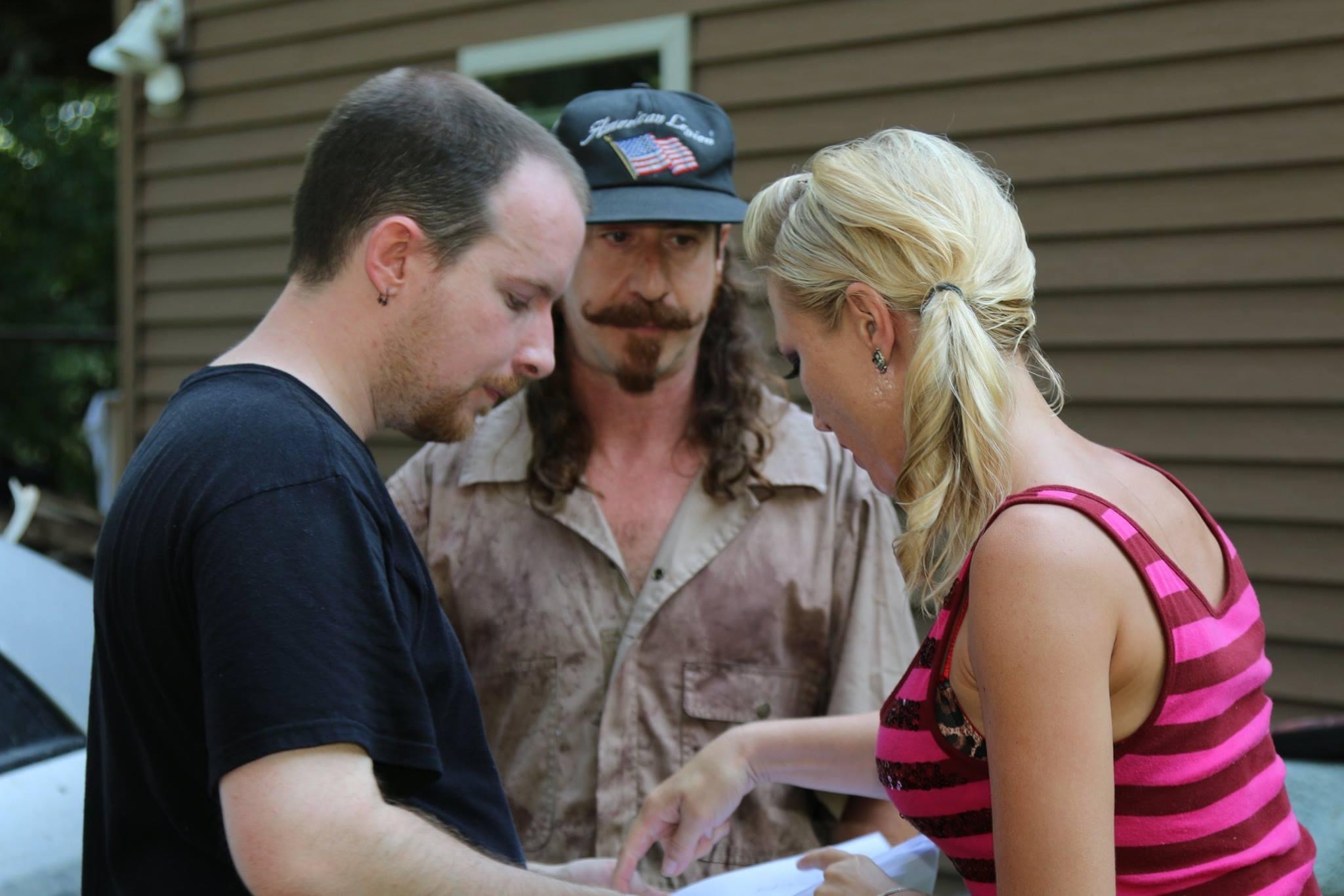 Jennifer Banko, Ari Lehman, and Dustin Ferguson in Summerhouse Slaughter (2023)