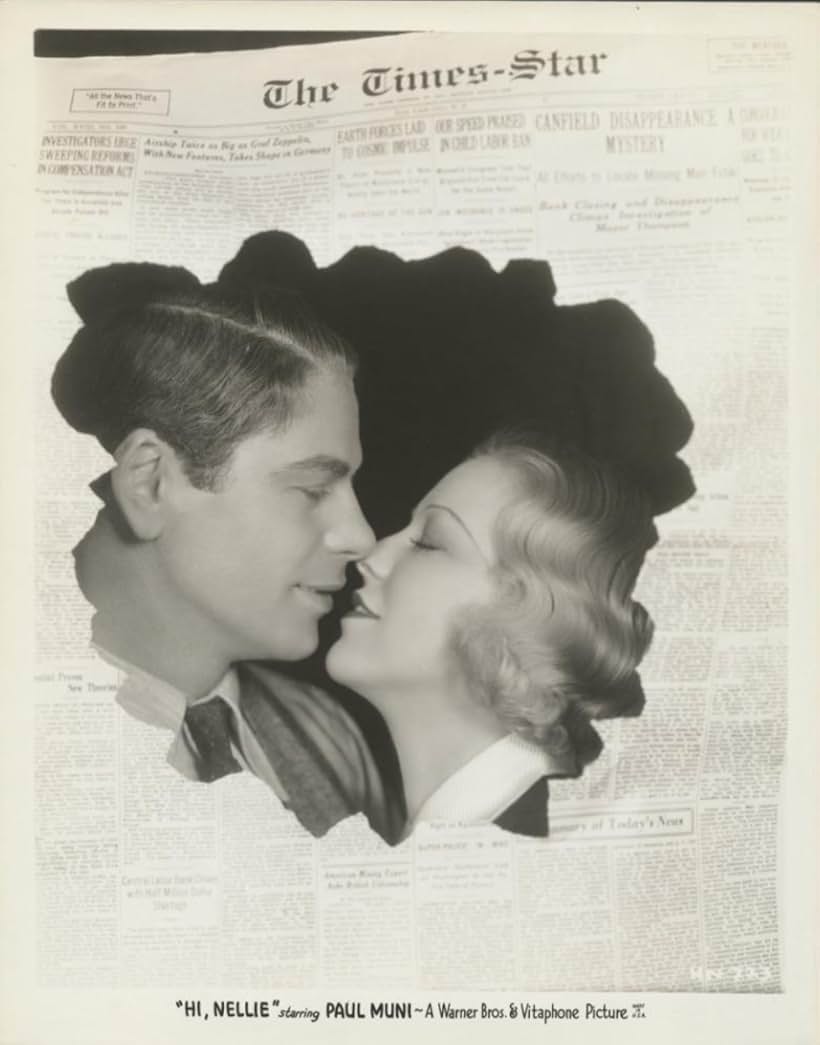 Glenda Farrell and Paul Muni in Hi, Nellie (1934)