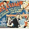 Oliver Hardy, Mischa Auer, Jack Haley, Patsy Kelly, Stan Laurel, Rosina Lawrence, and Lyda Roberti in Pick a Star (1937)