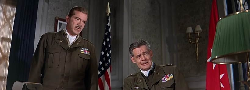 Dana Andrews and Robert Ryan in Battle of the Bulge (1965)