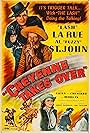 Nancy Gates, Lash LaRue, and Al St. John in Cheyenne Takes Over (1947)