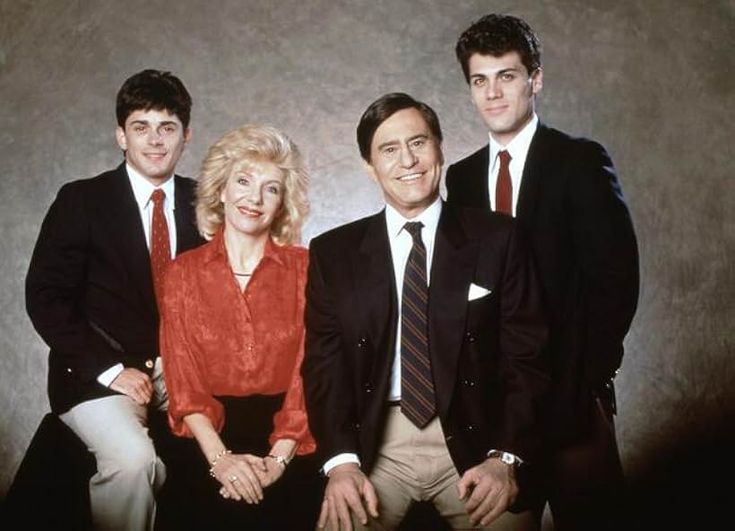 Jill Clayburgh, David Berón, James Farentino, and Billy Warlock in Honor Thy Father and Mother: The True Story of the Menendez Murders (1994)