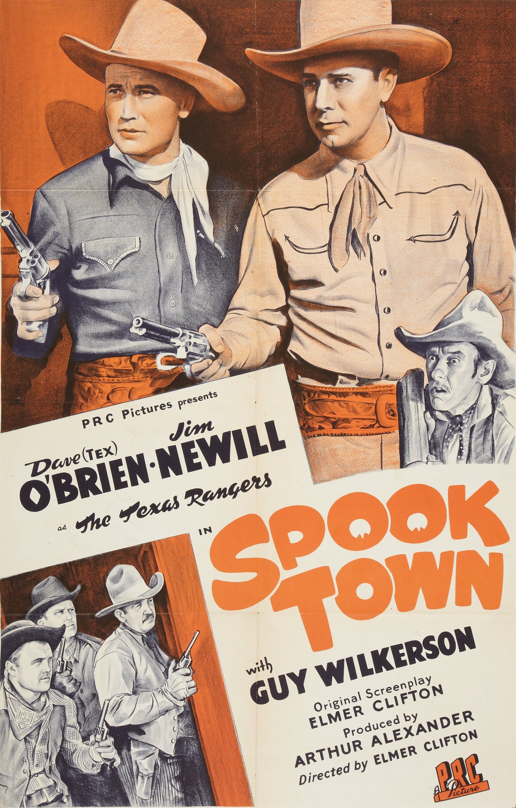 James Newill, Dave O'Brien, and Guy Wilkerson in Spook Town (1944)