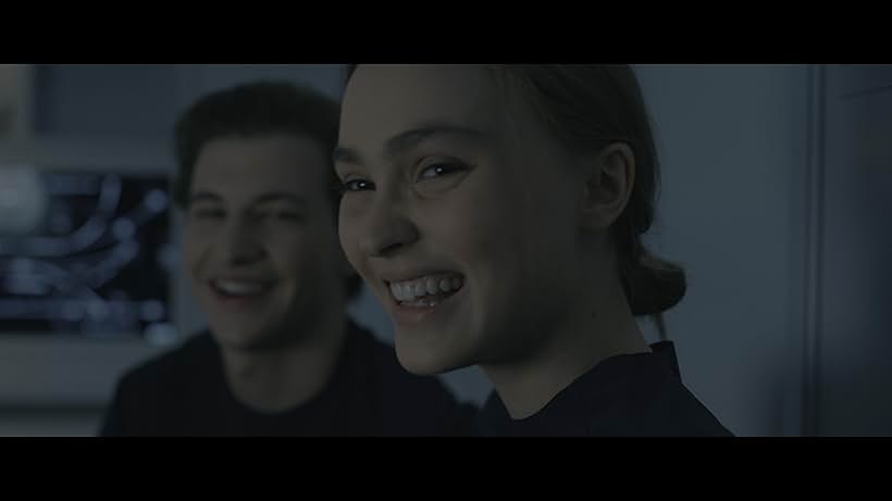 Tye Sheridan and Lily-Rose Depp in Voyagers (2021)