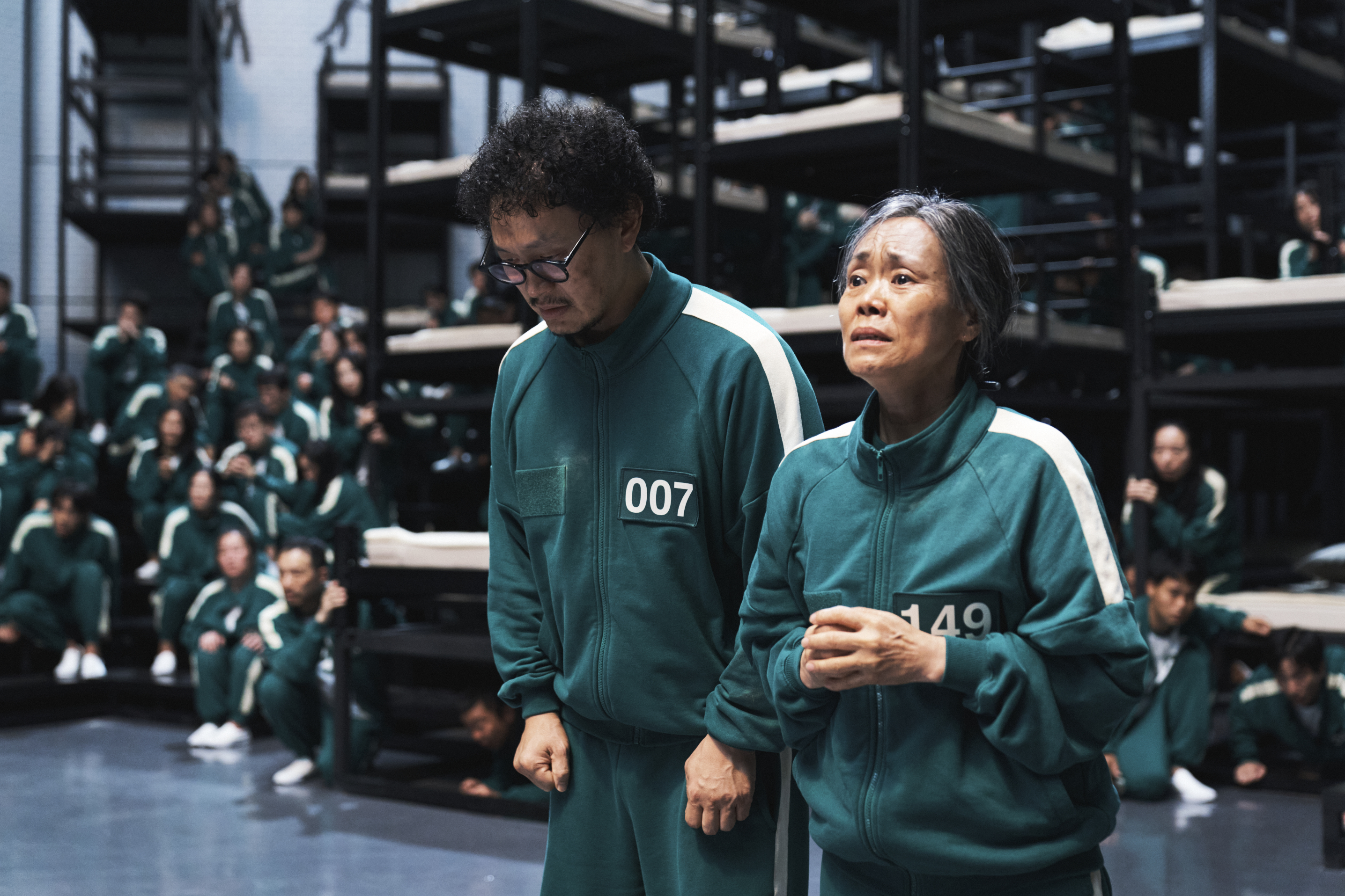 Yang Dong-geun and Kang Ae-shim in Squid Game (2021)