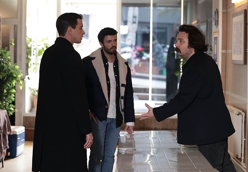 Muharrem Türkseven, Emre Taskiran, and Selahattin Pasali in Ömer (2023)