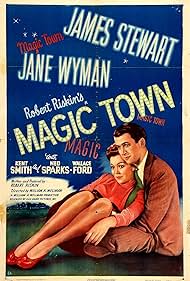 James Stewart and Jane Wyman in Magic Town (1947)