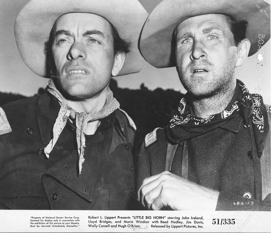 Lloyd Bridges and John Ireland in Little Big Horn (1951)