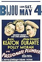 Buster Keaton, Jimmy Durante, and Polly Moran in The Passionate Plumber (1932)