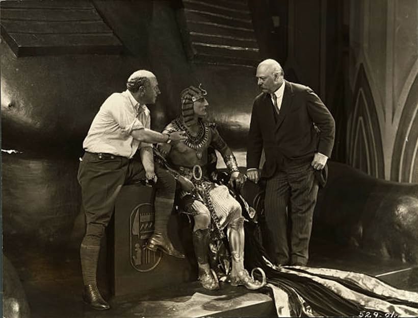 Cecil B. DeMille and Charles de Rochefort in The Ten Commandments (1923)