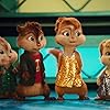 Christina Applegate, Anna Faris, Justin Long, Jesse McCartney, Amy Poehler, and Matthew Gray Gubler in Alvin and the Chipmunks: The Squeakquel (2009)