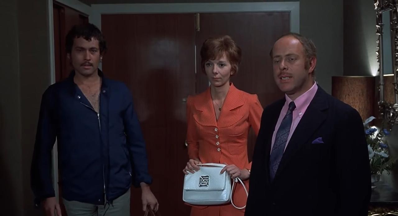 Jon Finch, Anna Massey, and Clive Swift in Frenzy (1972)