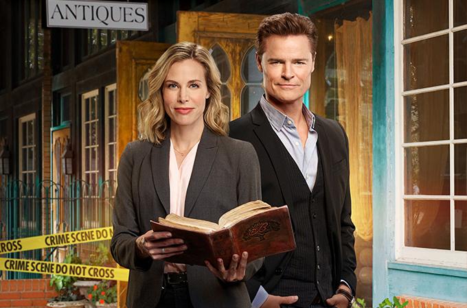 Brooke Burns and Dylan Neal in Roux the Day: A Gourmet Detective Mystery (2020)