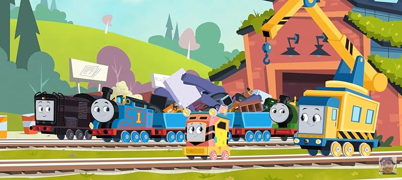 Charlie Zeltzer, Shomoy James Mitchell, Aaron Barashi, Henry Harrison, Eva Mohamed, Holly Dixon, Jenna Warren, Henri Charles, Meesha Contreras, and Glee Dango in Thomas & Friends: All Engines Go (2021)