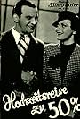 Irén Ágay and Ernö Verebes in Hochzeitsreise zu 50% (1937)