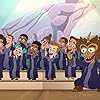 Billy Porter, Andrew Rannells, Mark Rivers, J Valerione, Crissy Guerrero, Reid Bruton, Nick Kroll, Brandon Kyle Goodman, and Mitra Jouhari in Big Mouth's Going to High School (But Not for Nine More Episodes) (2023)