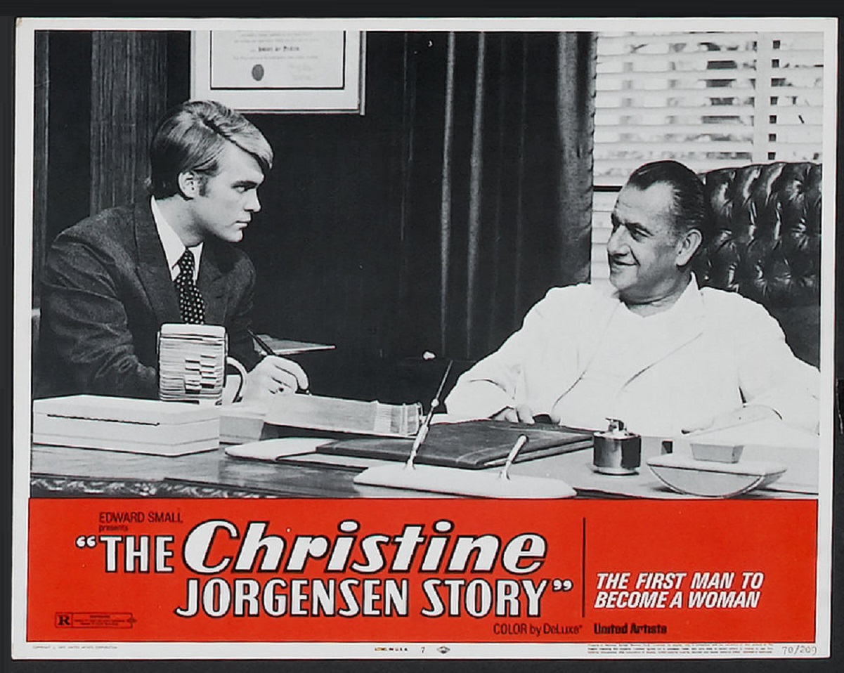 Oscar Beregi Jr. and John Hansen in The Christine Jorgensen Story (1970)