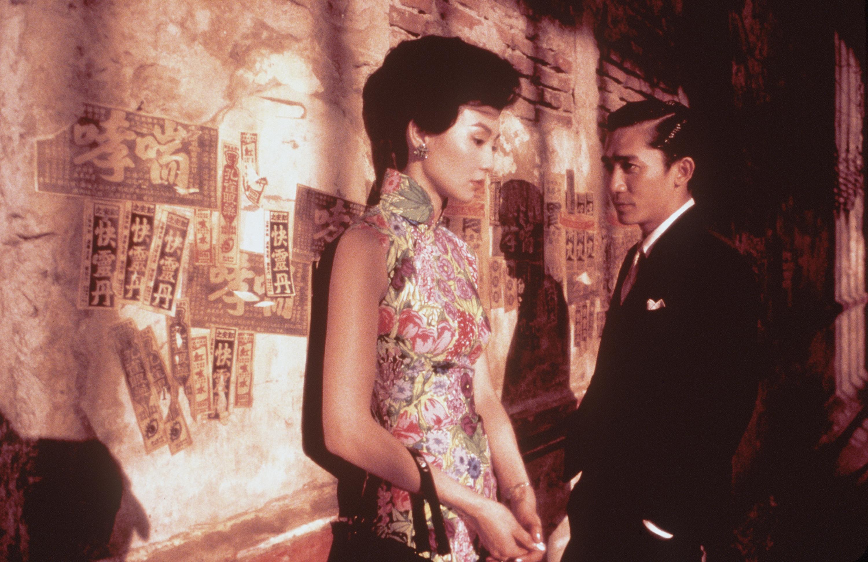 Maggie Cheung and Tony Leung Chiu-wai at an event for In the Mood for Love (2000)