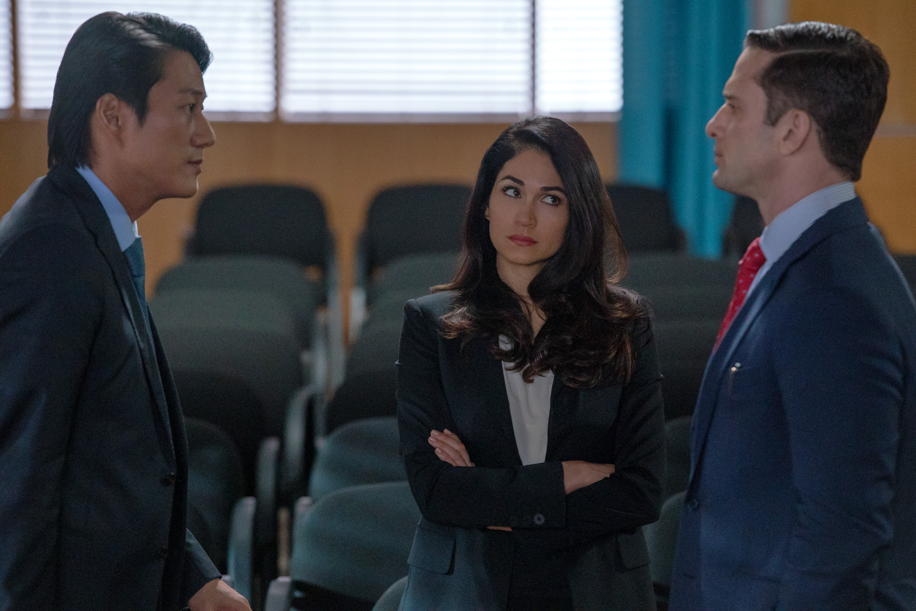 David Fumero, Sung Kang, and Lela Loren in Power (2014)