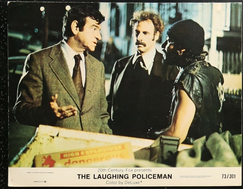 Walter Matthau, Bruce Dern, and Gregory Sierra in The Laughing Policeman (1973)