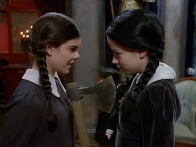 Brooklyn Brown and Nicole Fugere in The New Addams Family (1998)