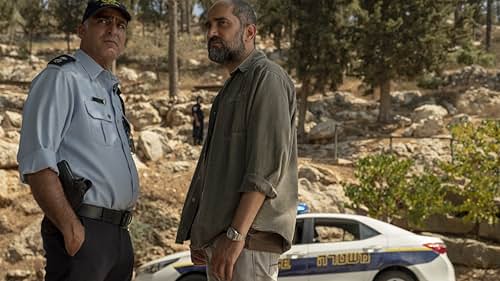 Shlomi Elkabetz and Yoram Toledano in Our Boys (2019)