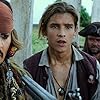 Johnny Depp, Kaya Scodelario, and Brenton Thwaites in Pirates of the Caribbean: Dead Men Tell No Tales (2017)