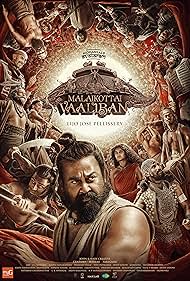 Mohanlal, Murugan Martin, Katha Nandi, Manoj Moses, Harikrishnan S., Diana Nasonova, Rajeev Pillai, Sonalee Kulkarni, Hareesh Peradi, Manikandan R. Achari, Danish Sait, Andrea Ravera, and Hariprashanth in Malaikottai Vaaliban (2024)