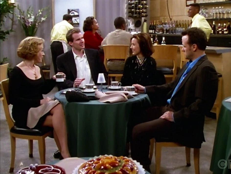 Téa Leoni, Jack Coleman, Holland Taylor, and Tom Verica in Bob & Carol & Ted & Alice, Except with Different Names (1998)