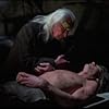 Jan-Michael Vincent and Chief Dan George in Shadow of the Hawk (1976)