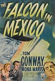 Tom Conway, Martha Vickers, and Joseph Vitale in The Falcon in Mexico (1944)