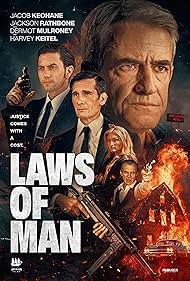 Dermot Mulroney, Richard Brake, Jackson Rathbone, Jacob Keohane, and Kelly Lynn Reiter in Laws of Man