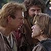 Kevin Costner, Christian Slater, and Nick Brimble in Robin Hood: Prince of Thieves (1991)