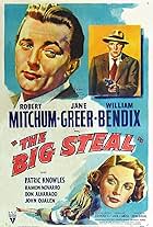 Robert Mitchum, William Bendix, and Jane Greer in The Big Steal (1949)